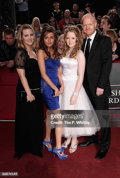 Jo Joyner, Madeline Duggan, Lorna Fitzgerald and Jake Wood arrive for the British Soap Awards at BBC Television Centre on May 9, 2009 in London,...