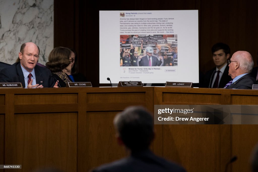Facebook, Google And Twitter Testify Before Congress On Russian Disinformation
