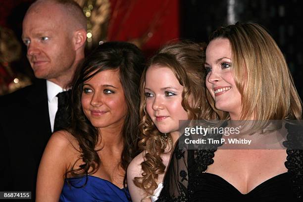 Jake Wood, Madeline Duggan, Lorna Fitzgerald and Jo Joyner arrive for the British Soap Awards at BBC Television Centre on May 9, 2009 in London,...