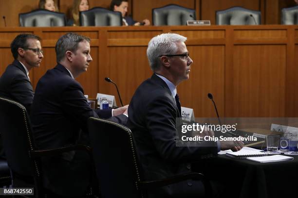 Google Law Enforcement and Information Security Director Richard Salgado, Twitter Acting General Counsel Sean Edgett, and Facebook General Counsel...