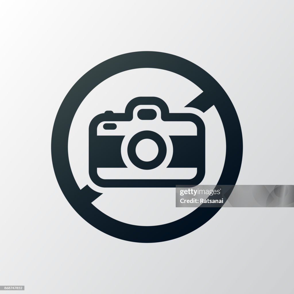 No camera sign