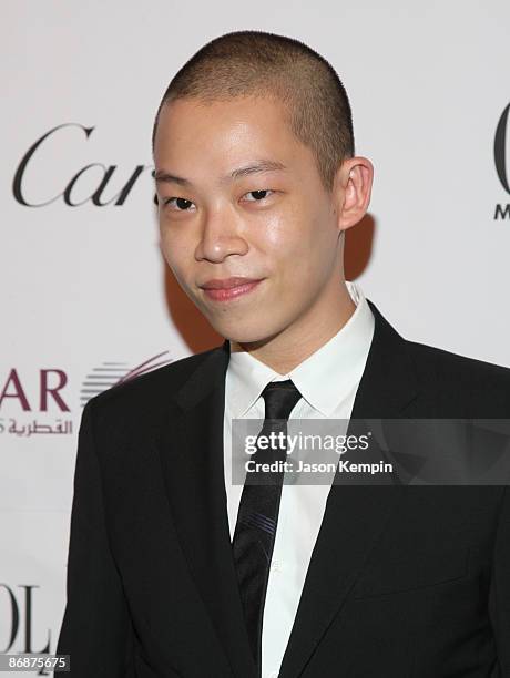 Designer Jason Wu walks the red carpet during the White House Correspondents' dinner after party hosted by Capitol File at Corcoran Gallery of Art on...