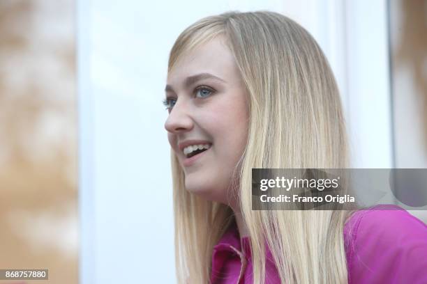 Dakota Fanning attends 'Please Stand By' photocall during the 12th Rome Film Fest at Casa Alice on October 31, 2017 in Rome, Italy.