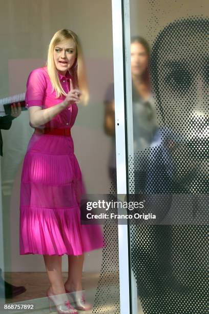 Dakota Fanning attends 'Please Stand By' photocall during the 12th Rome Film Fest at Casa Alice on October 31, 2017 in Rome, Italy.