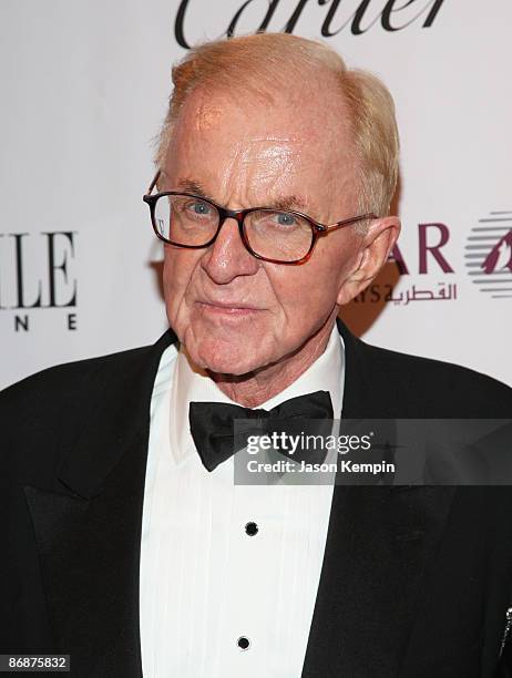 John McLaughlin walks the red carpet during the White House Correspondents' dinner after party hosted by Capitol File at Corcoran Gallery of Art on...