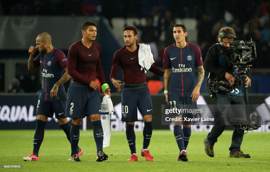 Paris Saint-Germain v RSC Anderlecht - UEFA Champions League