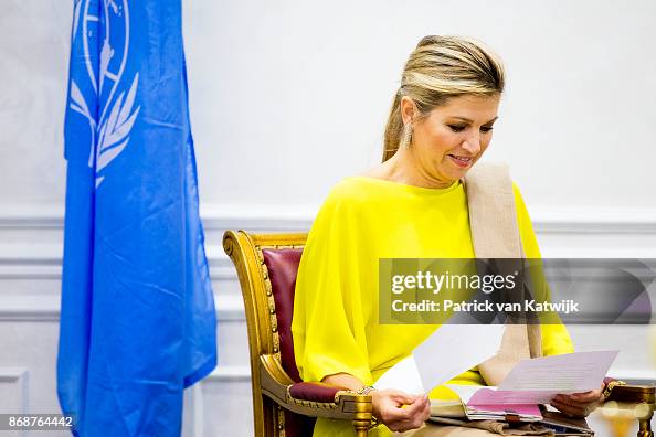 Queen Maxima Of The Netherlands Visits Nigeria : Day One Queen Maxima Of The Netherlands Visits Nigeria : Day One