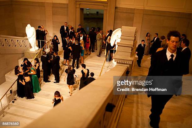 Guests party at Capitol File's White House Correspondents' Association dinner after party on May 9, 2009 in Washington, DC. This year, the annual...