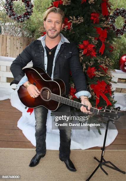 Singer Craig Wayne Boyd visits Hallmark's "Home & Family" at Universal Studios Hollywood on October 31, 2017 in Universal City, California.