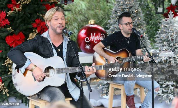 Singer Craig Wayne Boyd performs at Hallmark's "Home & Family" at Universal Studios Hollywood on October 31, 2017 in Universal City, California.