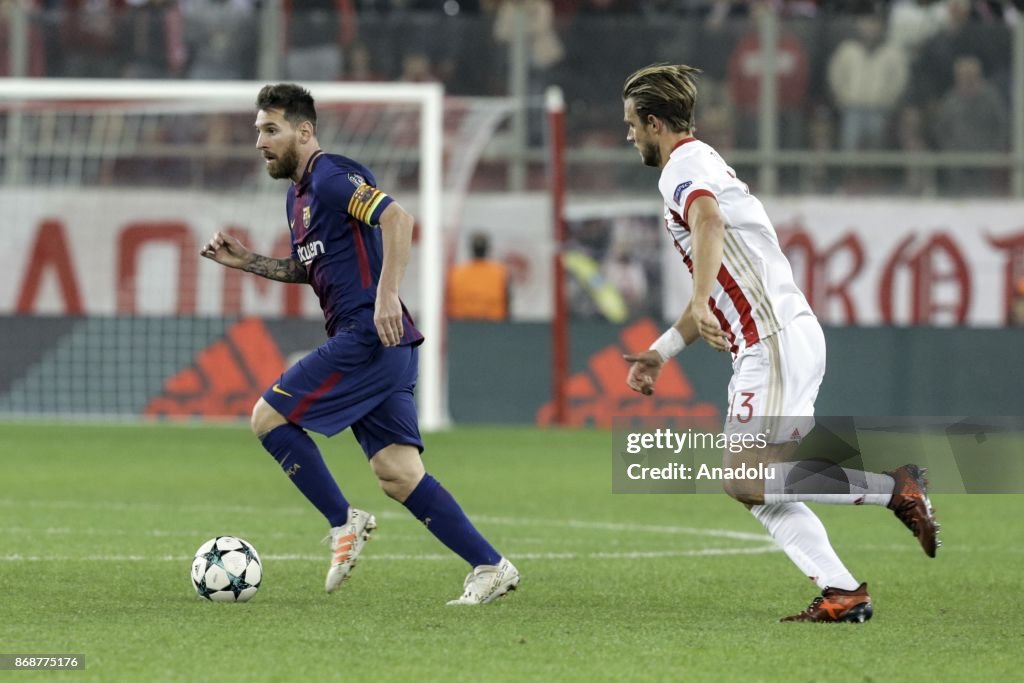 Olympiakos - Barcelona: UEFA Champions League