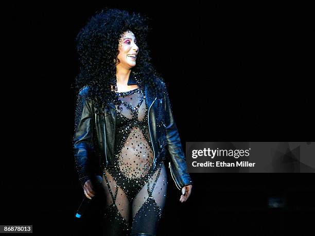 Singer Cher appears during the "Hit Man: David Foster and Friends" concert at the Mandalay Bay Events Center May 9, 2009 in Las Vegas, Nevada.