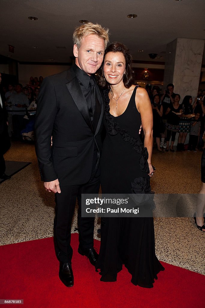 Chef Gordon Ramsay and Cayetana Elizabeth Hutcheson arrive at the