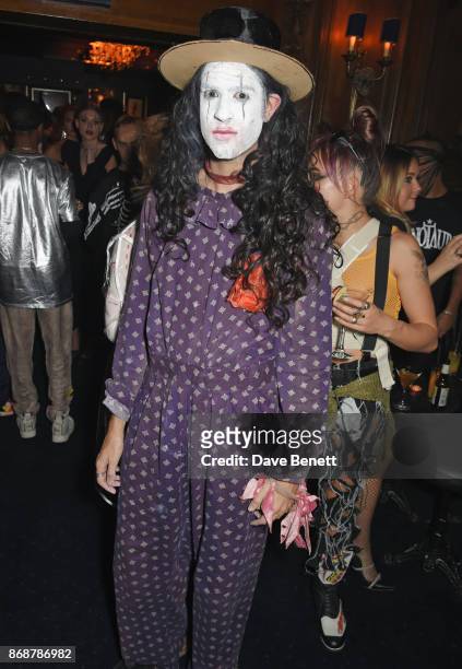 Thomas Cohen attends Fran Cutler's Halloween Freak Show at Tramp on October 31, 2017 in London, England.
