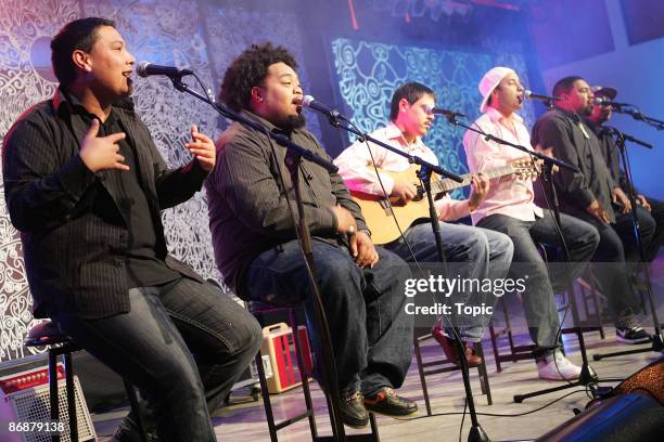 Nesian Mystick perform at the Maori New Year, or 'Matariki ' celebrations, held at the at Turangawaewae Marae in Ngaruawahia on May 10, 2009 near...