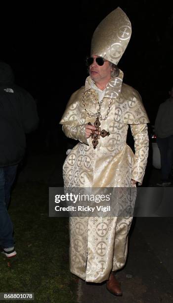 Guests seen attending Jonathan Ross - Halloween party on October 31, 2017 in London, England.