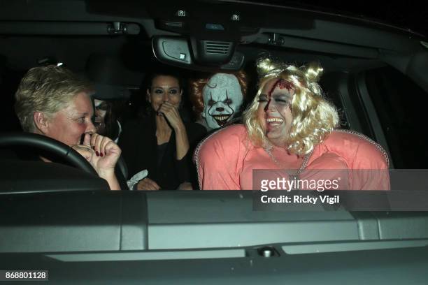 Alan Carr seen attending Jonathan Ross - Halloween party on October 31, 2017 in London, England.