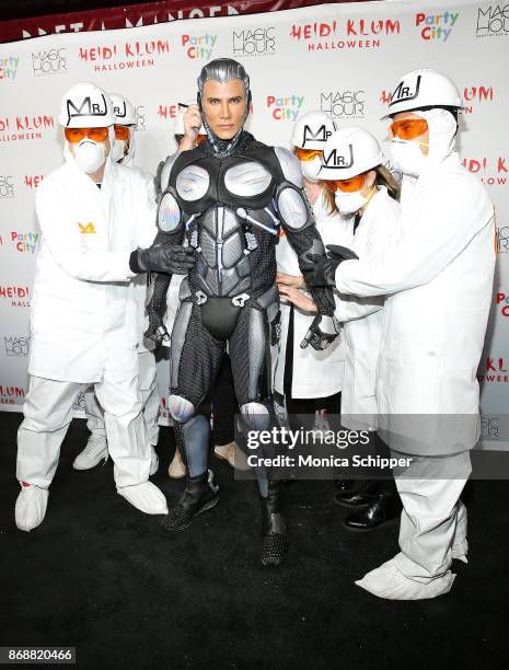 Jay Manuel attends Heidi Klum's 18th Annual Halloween Party at Magic Hour Rooftop Bar & Lounge on October 31, 2017 in New York City.