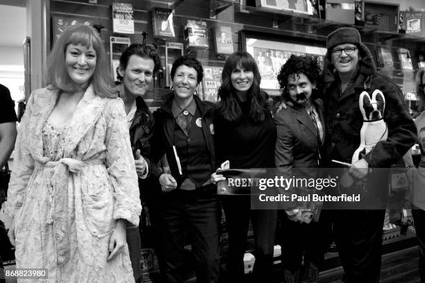 Actors Adele René, George Griffith, producer Sabrina S. Sutherland, actors Tammie Baird, Josh Fadem and John Pirruccello attend the "Twin Peaks: The...