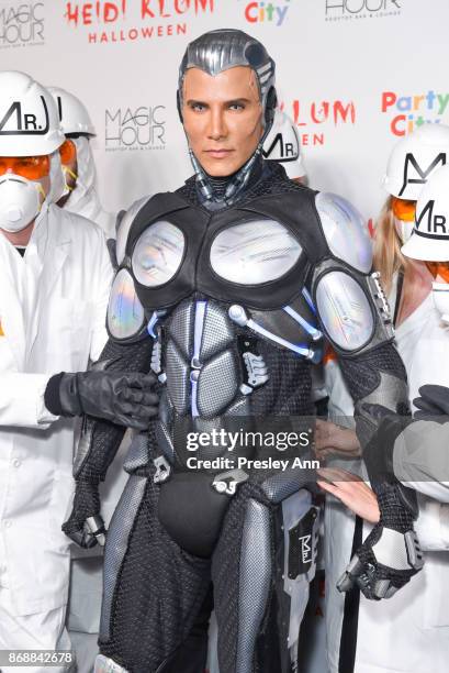 Jay Manuel attends Heidi Klum's 18th Annual Halloween Party at Magic Hour Rooftop Bar & Lounge on October 31, 2017 in New York City.