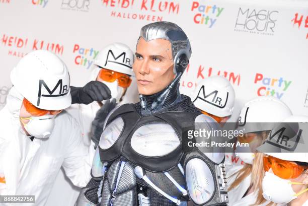 Jay Manuel attends Heidi Klum's 18th Annual Halloween Party at Magic Hour Rooftop Bar & Lounge on October 31, 2017 in New York City.