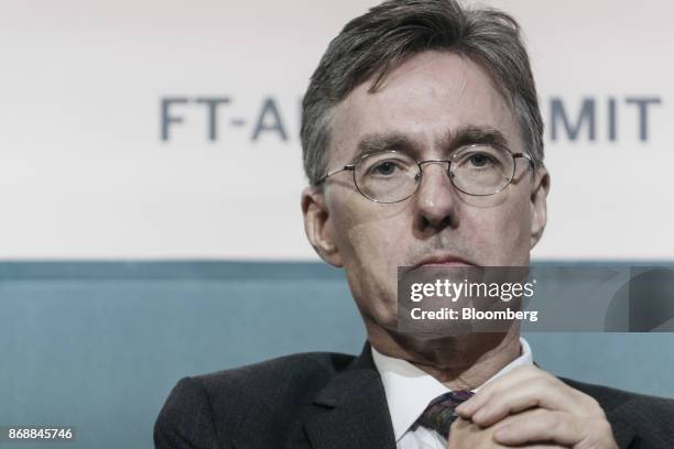 Joachim von Amsberg, vice president of policy and strategy at the Asian Infrastructure Investment Bank , speaks during the FT-AIIB Summit in Hong...