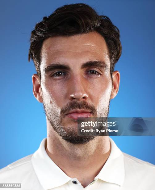 Steve Finn of England poses during the 2017/18 England Ashes Squad portrait session on November 1, 2017 in Perth, Australia.