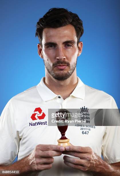 Steve Finn of England poses during the 2017/18 England Ashes Squad portrait session on November 1, 2017 in Perth, Australia.