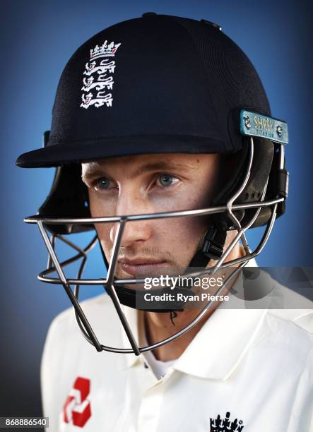 Joe Root of England poses during the 2017/18 England Ashes Squad portrait session at the WACA on November 1, 2017 in Perth, Australia.