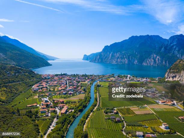 lake of garda, trentino, italy - trentino stock pictures, royalty-free photos & images