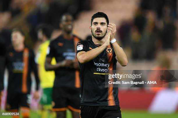 Ruben Neves of Wolverhampton Wanderers during the Sky Bet Championship match between Norwich City and Wolverhampton at Carrow Road on October 31,...