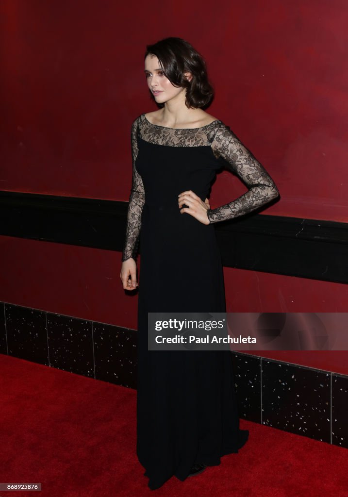 Actress Madelein Coghlan attends the screening of "Rock Paper Dead