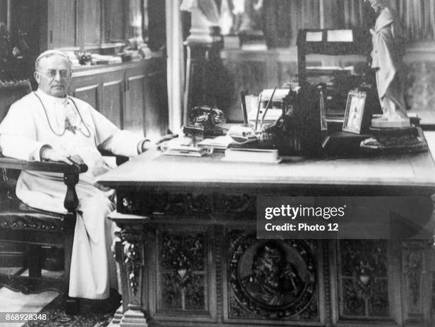 Pope Pius XI, born Ambrogio Damiano Achille Ratti reigned from 6 February 1922 to his death in 1939.