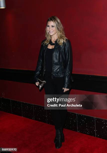 Actress Gabrielle Stone attends the screening of "Rock Paper Dead" at ArcLight Cinemas on October 31, 2017 in Hollywood, California.