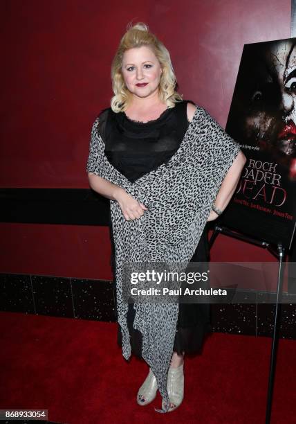 Actress Jaime Gallagher attends the screening of "Rock Paper Dead" at ArcLight Cinemas on October 31, 2017 in Hollywood, California.