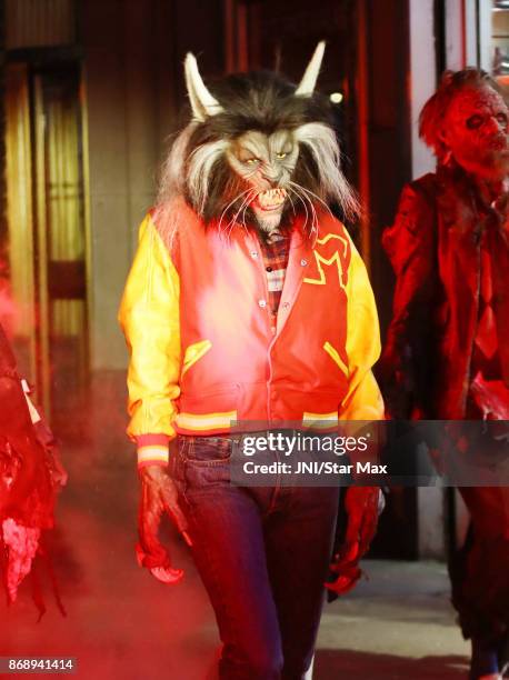 Heidi Klum is seen at Heidi Klum's 18th Halloween Party on October 31, 2017 in New York City.