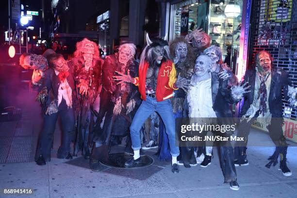 Heidi Klum is seen at Heidi Klum's 18th Halloween Party on October 31, 2017 in New York City.