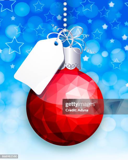 holiday greeting - polygon illustration christmas stock illustrations