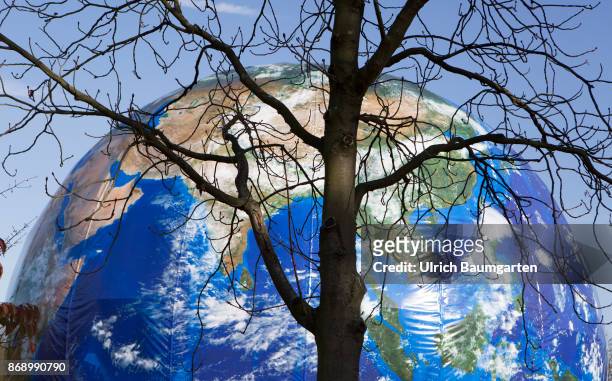 Climate Conference in Bonn. In the approximately 20m high walk-in globe "Climate Planet" will be fully informed about climate change and its...