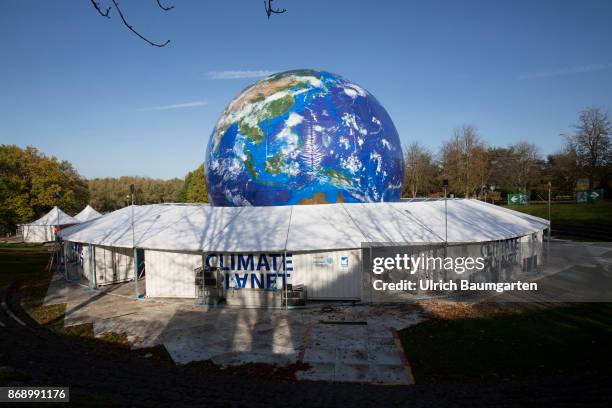 Climate Conference in Bonn. In the approximately 20m high walk-in globe "Climate Planet" will be fully informed about climate change and its...