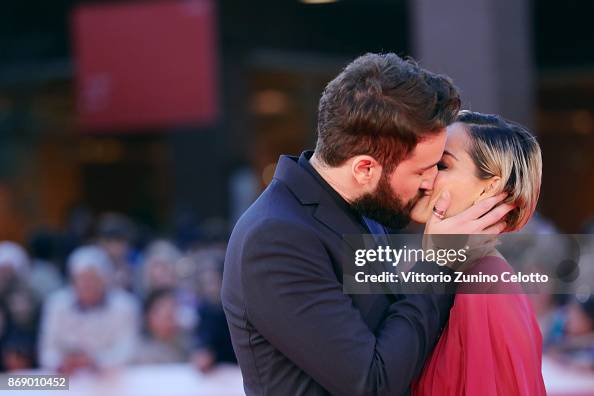 Elena Cucci and Francesco Capaldo walk a red carpet for 'Addio... News