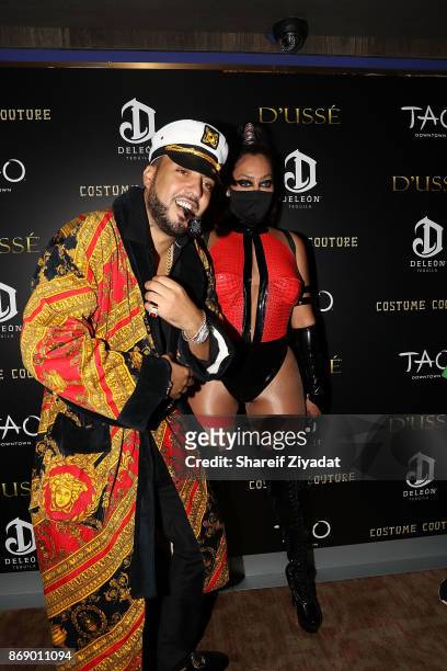 La La Anthony and French Montana attend DeLeon Tequila & D'usse Mix Up Halloween At Costume Couture With Lenny S. & LaLa Anthony At TAO Downtown at...