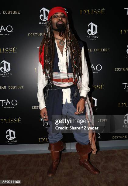 Ty Hunter attends DeLeon Tequila & D'usse Mix Up Halloween At Costume Couture With Lenny S. & LaLa Anthony At TAO Downtown at TAO Downtown on October...