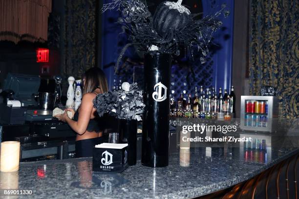 Atmosphere at the DeLeon Tequila & D'usse Mix Up Halloween At Costume Couture With Lenny S. & LaLa Anthony At TAO Downtown at TAO Downtown on October...