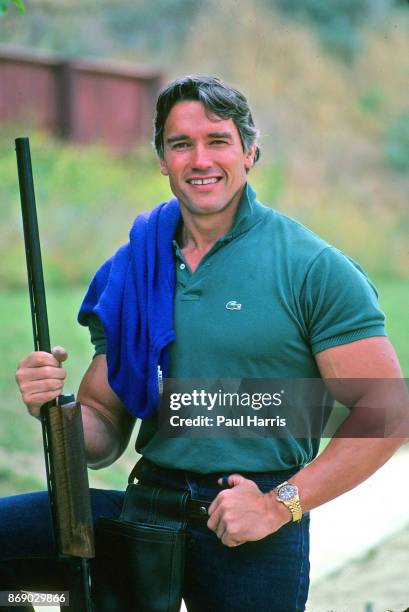 Arnold Schwarzenegger in 1982 is friendly and obliging with the press as Conan the Barbarian is about to released and Arnold is on his way to being a...