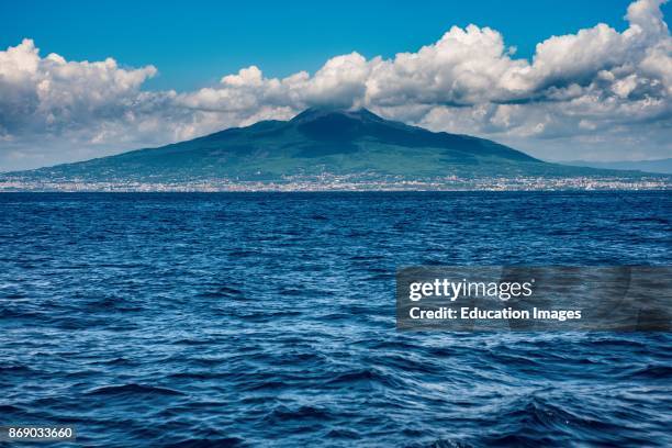 Vesuvio From Vico Equense. Campania. Italy.