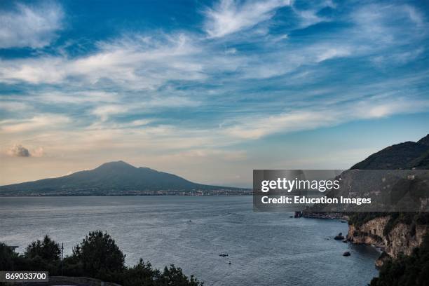 Vesuvio From Vico Equense. Campania. Italy.