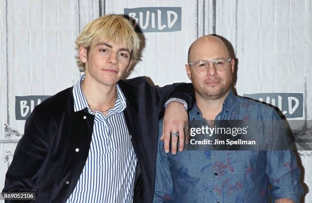 Actor Ross Lynch and director Marc Meyers attend Build to discuss "My Friend Dahmer" at Build Studio on November 1, 2017 in New York City.