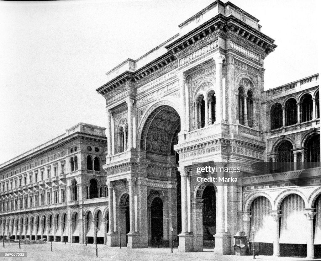 Inauguration of the Gallery Vittorio Emanuele Ii. Milan. 1867
