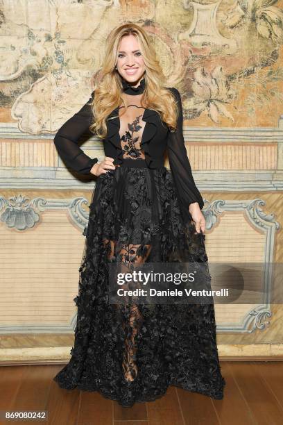 Carolina Rey attends Doppia Difesa Gala during the 12th Rome Film Fest at Hotel Bernini Bristol on November 1, 2017 in Rome, Italy.